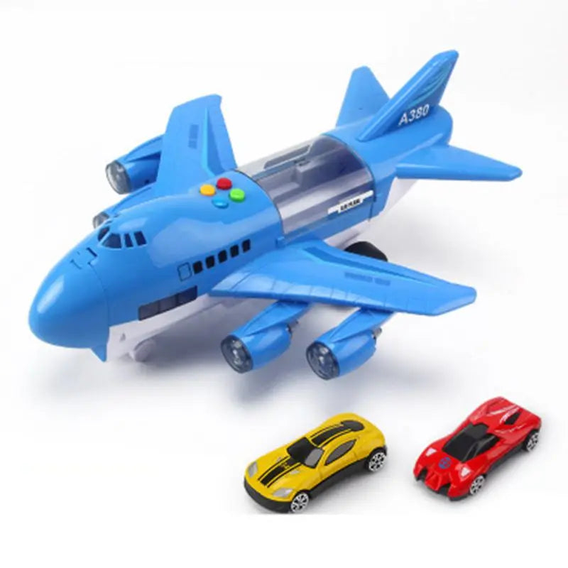 Simulation Track Inertia Passenger Airplane Toy with Lights & Music