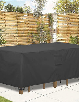420D Outdoor Waterproof Patio Furniture Covers HEAVY Extra Large Garden Rain Snow WindProof Anti-UV Cover for Sofa Table Chair
