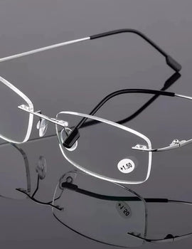 Men's Frame Prescription Glasses Blue Light Male Reading Glasses Titanium Eyeglasses Frame Old Glasses