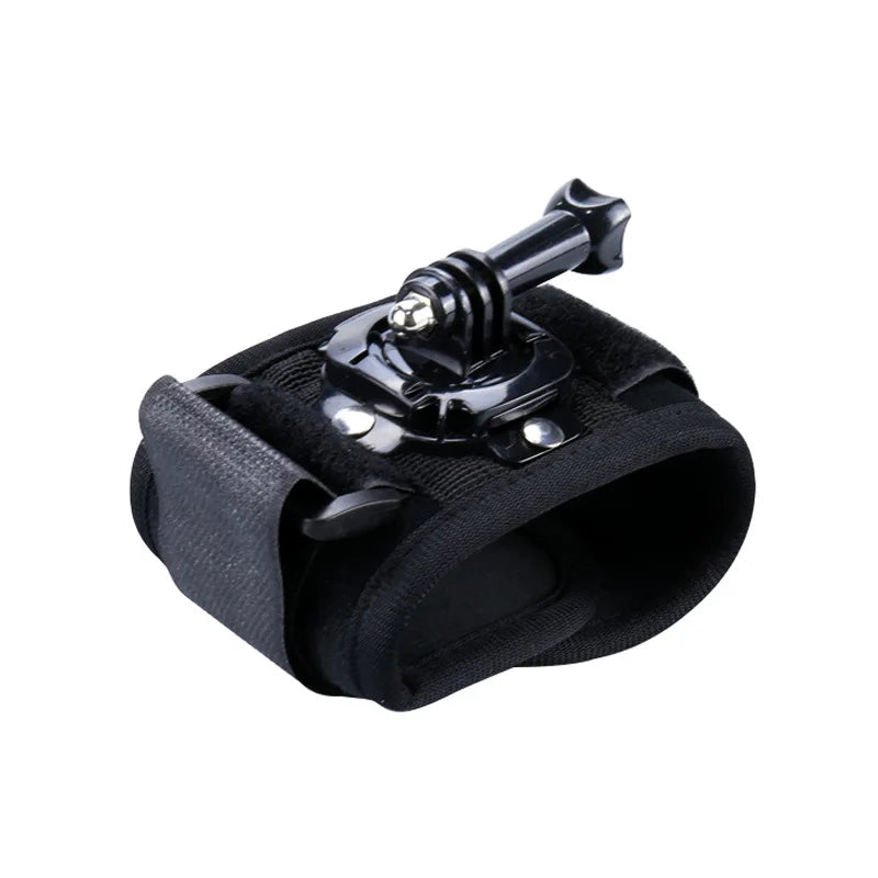 360 Degree Rotating Wrist and Arm Strap Mount for Action Cameras
