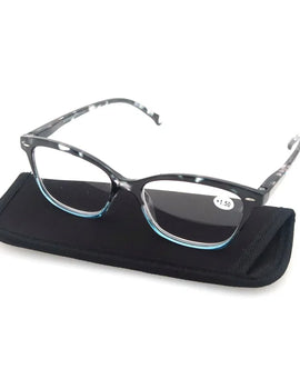 Reading Glasses Classic Round Stylish Frame Readers Eyeglasses Spring Hinge Presbyopia Glasses