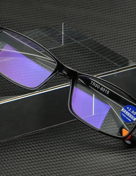 Retro Square Designer Reading Glasses Anti Blue Light TR90 Presbyopia Eyewear Hyperopia Eyeglasses Readers+3+3.5+4.0