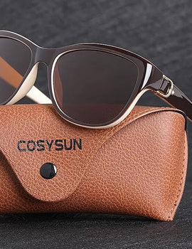 Sunglasses Polarized Cat Eye Lady Elegant Sun Glasses Female Driving Eyewear