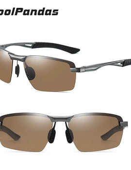 Men Square Polarized Driving Sunglasses
