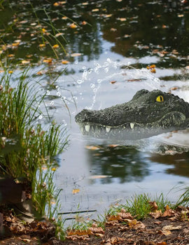 Crocodile Rc Boat Ship 2.4G Simulation Animal Waterproof Remote Control Alligator Electric Summer Water Pool Toys Gift for