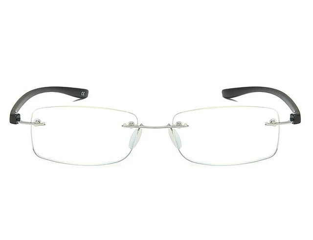 Rimless Square Reading Glasses