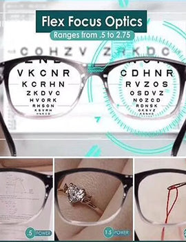 Newest Multifocal Readers High Quality Men Auto Adjusting Bifocal Reading Glasses +50 to +250 HD Magnifier