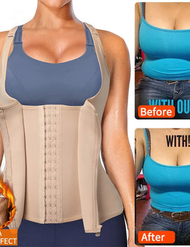 Waist Trainer Under bust Cincher Corset Vest Tummy Control Neoprene Body Shaper Back Support Girdle Shapewear