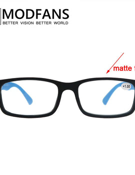 Reading Glasses Rectangle Classic Frame Readers Eyeglasses Flexible Spring Hinge with Diopter +1.0 to +4.0