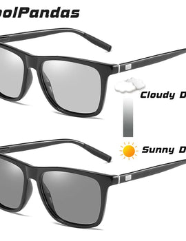 Photochromic Chameleon Sunglasses Women Day and Night Driving Vision