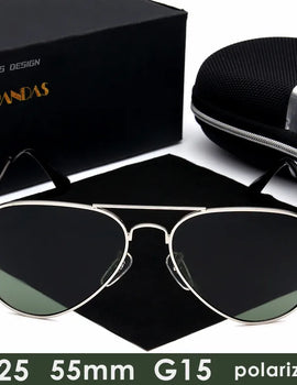 Aviation Style HD Polarized Sunglasses for Men