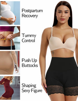 Waist Trainer Tummy Control Shorts High Waist Slimming Panties Body Shaper Women Short Pants Under Skirt Butt Lifter Boxer Brief