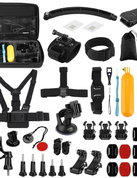 50 in 1 Action Camera Accessories Kits for GoPro/ Insta360/ DJI and Other Action Sport Cameras