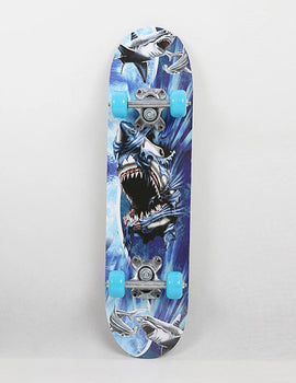 Skateboard Four Wheel Skate Board Scooter Longboard Pulley Wheel Double Rocker Maple Skateboard Alloy Roller Board