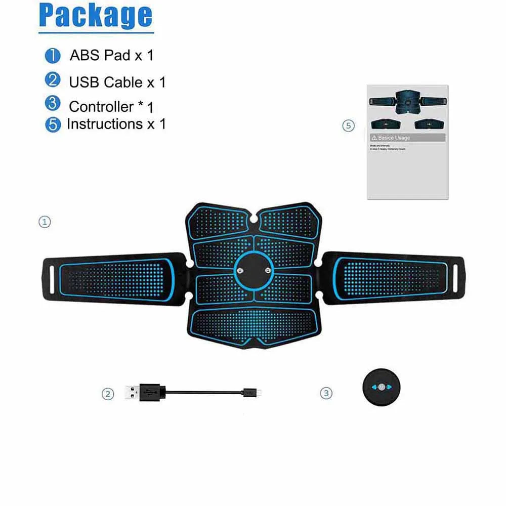 EMS Electrical Muscle Stimulator Press Machine Abdominal Belt Electrostimulation Fitness Slimming Abs Trainer Fitness Equipment