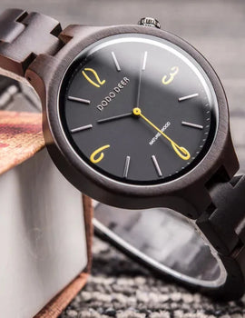 Wood Watches Casual Slim Wristwatch Unique Gift