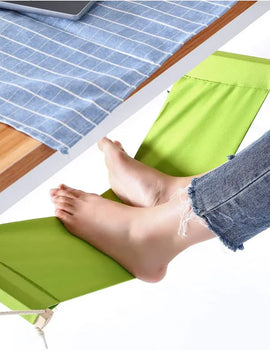 Work Table Computer Desk Footrests Mini Portable Comfortable Relaxing Leg Hammock Adjustable Office Footrest Foot Hammock