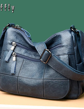 Luxury Handbags Women Bags Designer High Quality Multi-pocket Soft Leather Casual Shoulder CrossBody Bags for Women