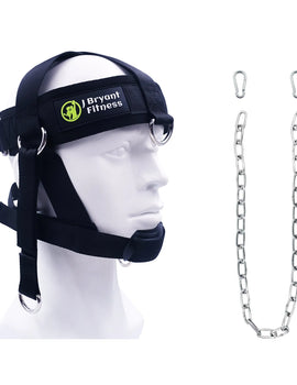 Head Neck Harness for Weight Lifting Training Diverse Workout Adjustable Strap Chin Pad Strength Powerlifting Workout Equipment