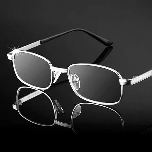Retro Square Glass Lens Reading Glasses