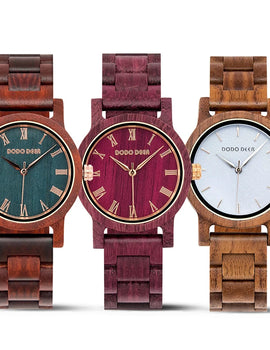 Watches for Women Luxury Casual Quartz Wristwatch Ladies Female Waterproof Party Mother's Day Gift Green sandalwood