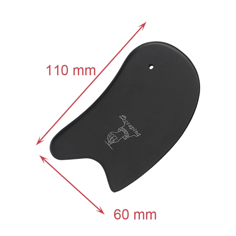 Tontine Traditional Bian Stone Needle Therapy Knife shape Face-lift Back meridians Neck Tool gouache scraper for face scraping