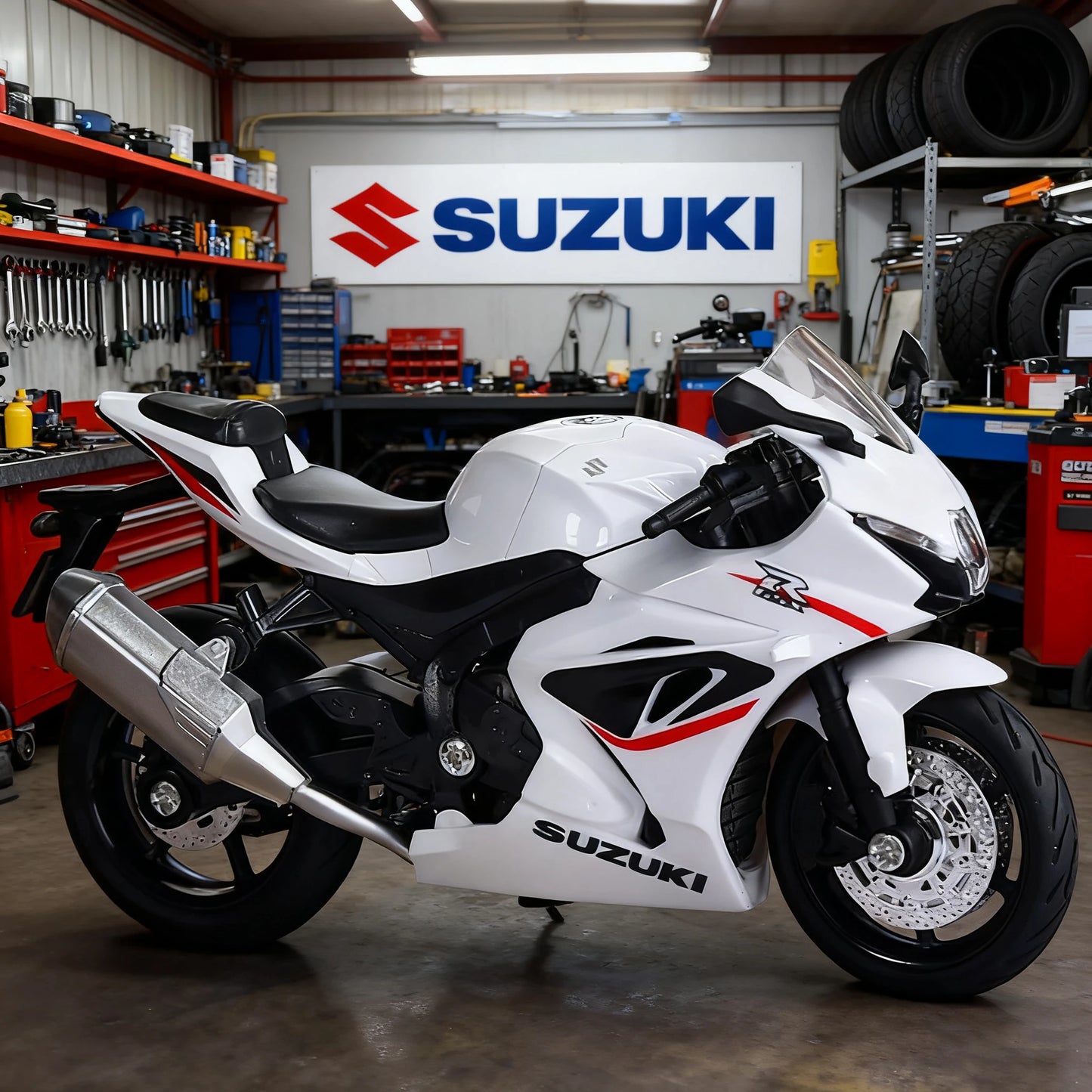 1/18 Suzuki Hayabusa GSX1000R YZF-R1 Motorcycle Model Toy Vehicle Collection Autobike Shork-Absorber Off Road Autocycle Toys Car