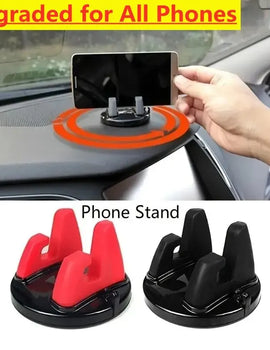 360° Rotatable Mobile Phone Holder Car Bracket Non-Slip Navigation Car Mount Stand Support in Car Universal for All Phones