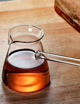 Heat Resistant Coffee Pot Glass Turkishwarmer Tea Maker Pitcher Butter Stovetop Kettle Boiler Handle Arabic Melting Saucepan