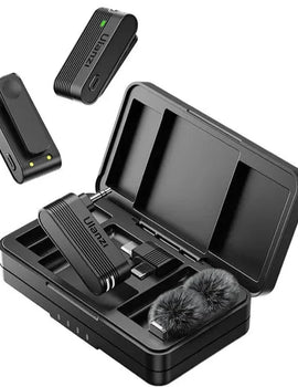 Wireless Microphone Lavalier MIC for iPhone 16 15 Pro(Max) Camera Sound Recording Real-time Monitoring J12 Upgrade