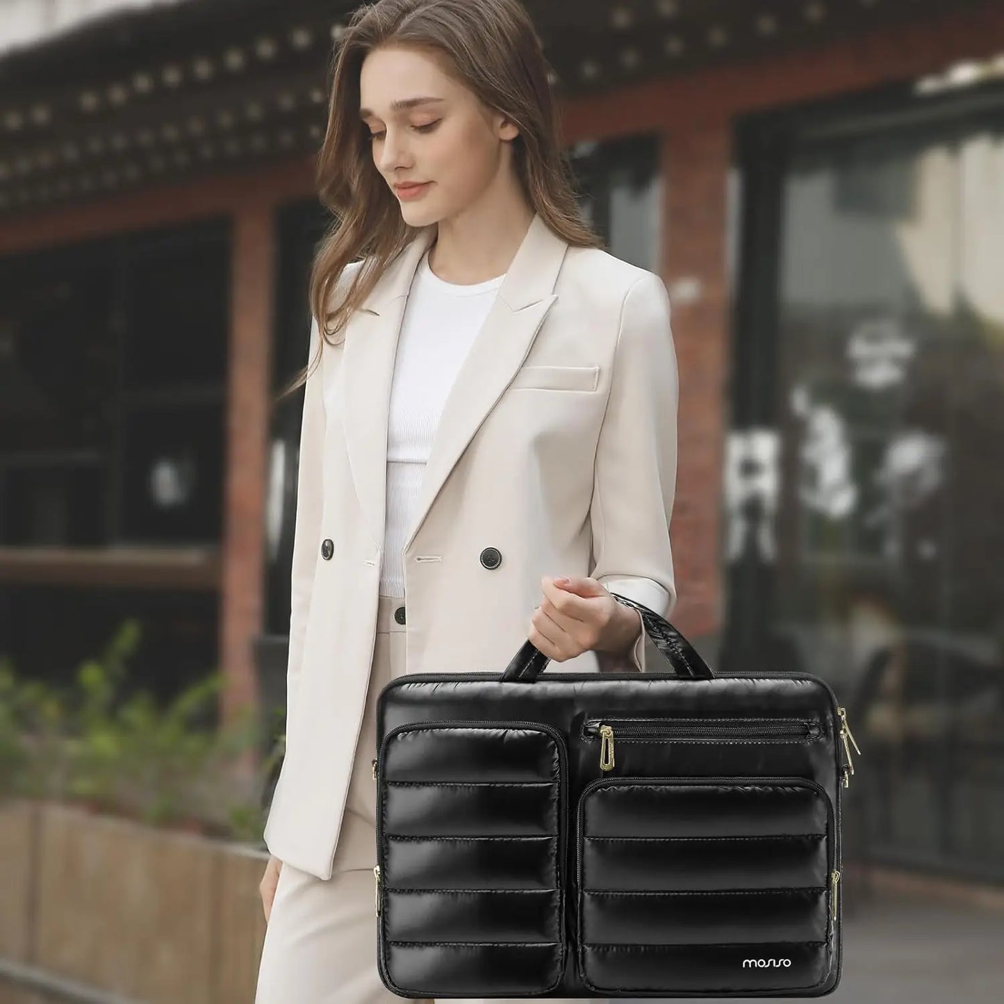 Waterproof Laptop Bag for 15 15.6 16 inch Macbook Air Pro M4 M3 M2 M1 HP Dell Lenovo Asus Computer Shoulder Bags Sleeve Handbag