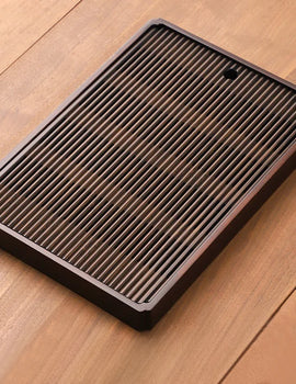 Chinese Natural Bamboo Tea Tray Water Storage Kung Fu Tea Set Simple Rectangular Tea Board Tea Storage Tray