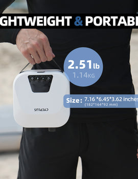 D14PRO 20PSI Electric SUP Inflation Pump 38.48Wh Battery for Sup Board Surfing Kite Inflatable Tent Boat Air Mattress