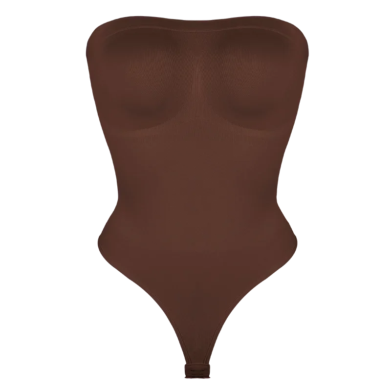 Women Tummy Control Thong Bodysuit – Slimming Compression Shapewear