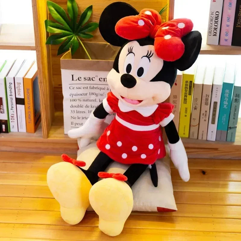 Cartoon Mouse Plush Doll Super Soft Crystal Velvet Pillow