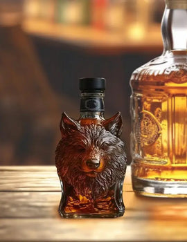 120ml Whiskey Glass Decanter Animal Statue Wine Bottle Liquor Container Elephant Deer Owl Tabletop Decoration For Home Bars Cafe