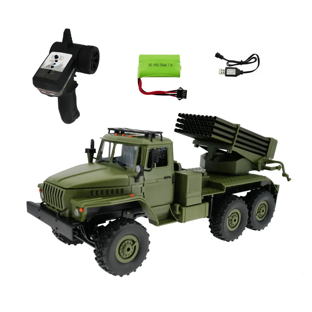1 to 16 Scale 6WD Remote Control Military Rocket Launcher Truck