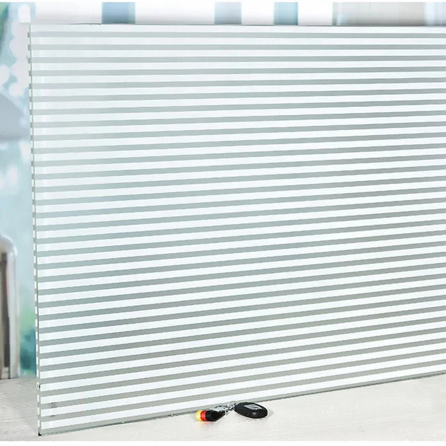 Frosted Window Film Privacy Opaque Window Stickers Self Adhesive Glass Vinyl Film for Kitchen Bathroom Office Matte Glass Stain