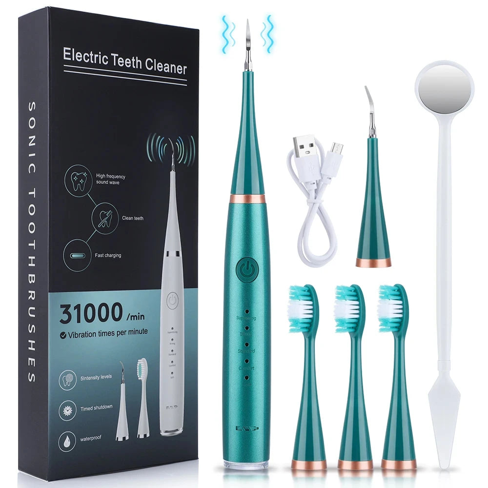 Electric Dental Calculus Remover Dental Scaler Tartar Plaque Stains Cleaner Teeth Whitening Kit Teeth cleaner Oral Hygiene Care