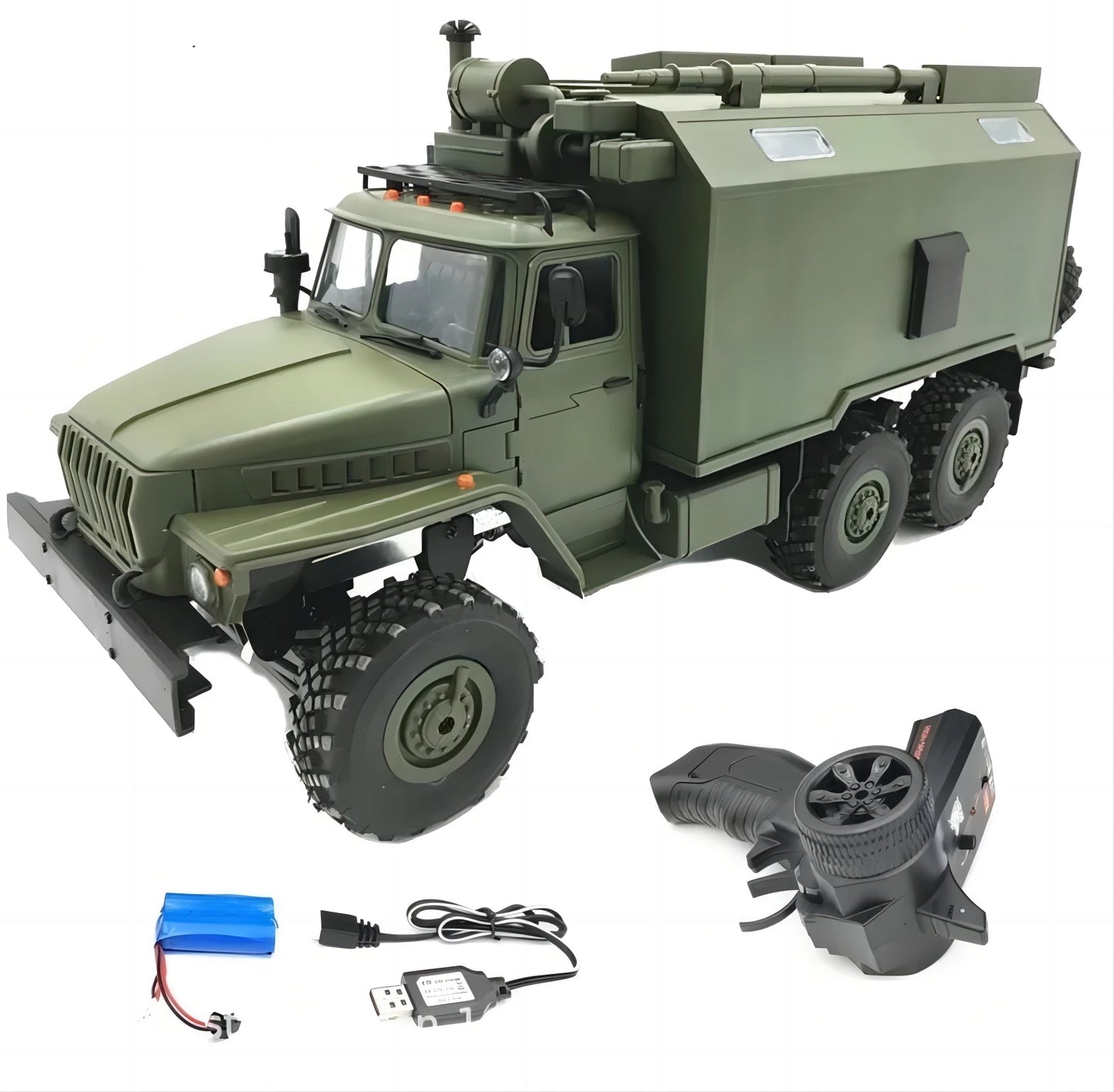 116 Scale Military Transport RC Truck Six Wheel Drive