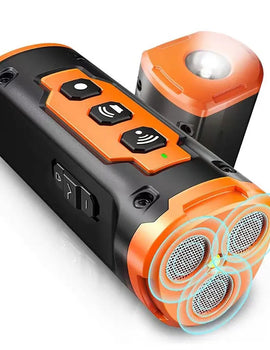 Pet Dog Repeller Ultrasonic Dog Training Device Rechargeable Anti Dog Bark Stop Barking Deterrent Device With LED Flashlight