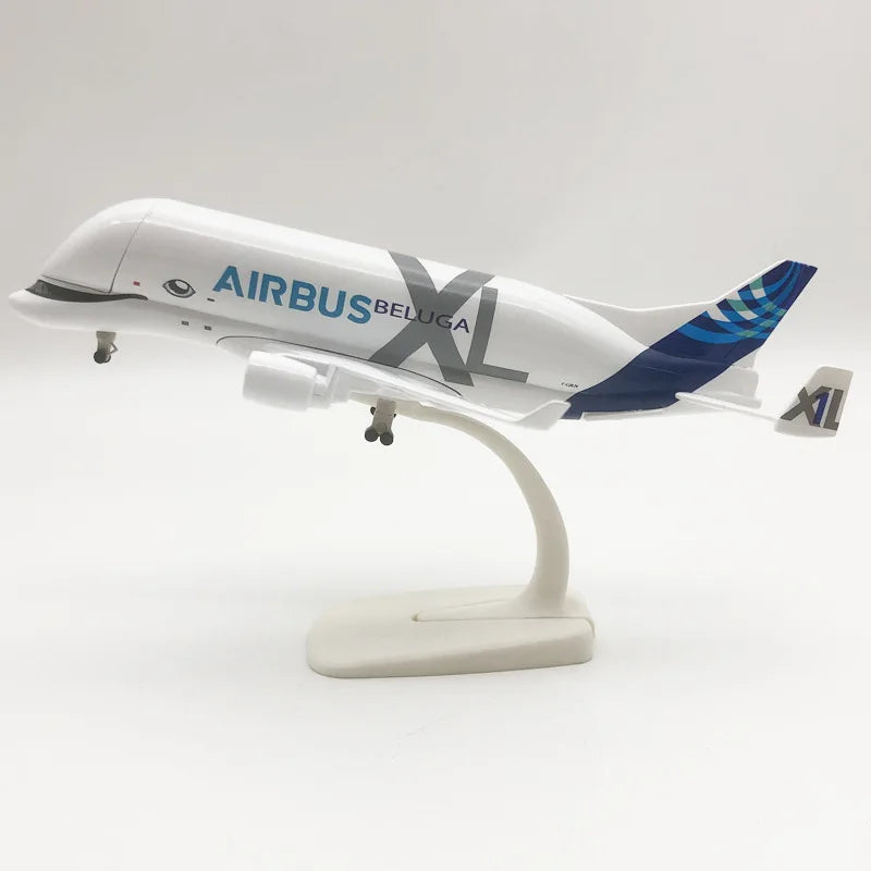 20CM Beluga Airbus Diecast Metal Aircraft Model