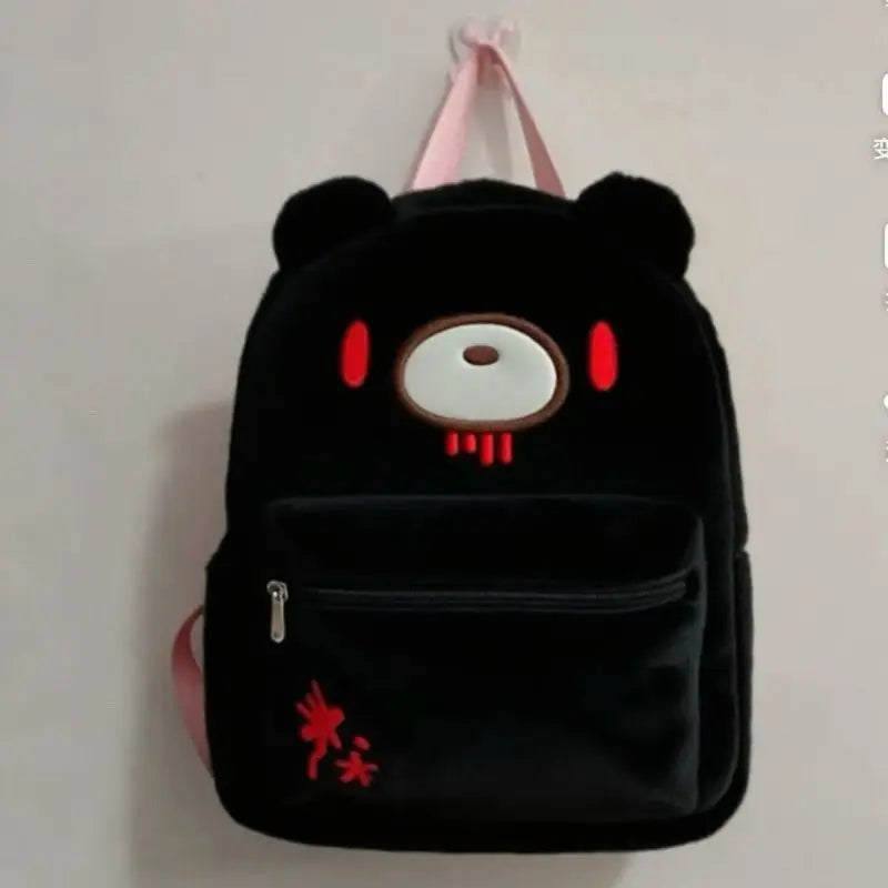 Cartoon Bear Plush Backpack Large Capacity Shoulder Bag