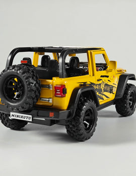 1:32 Jeep Wrangler Rubicon Alloy Off Road Diecast Model Hight Simulation Sound Light Toy Collect Hobby Model Ornaments Gift