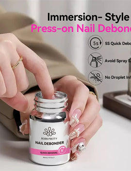 80ml Press-on Nail Debonder Glue Remover for Fake Nail Tips 5S Quick Removal No Harm To Nails And Tips Glue Tools