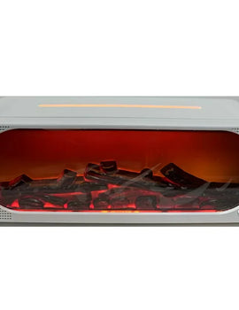 Simulated fireplace charcoal fire humidifier with Bluetooth stereo multifunctional aromatherapy silent fog air humidifier home