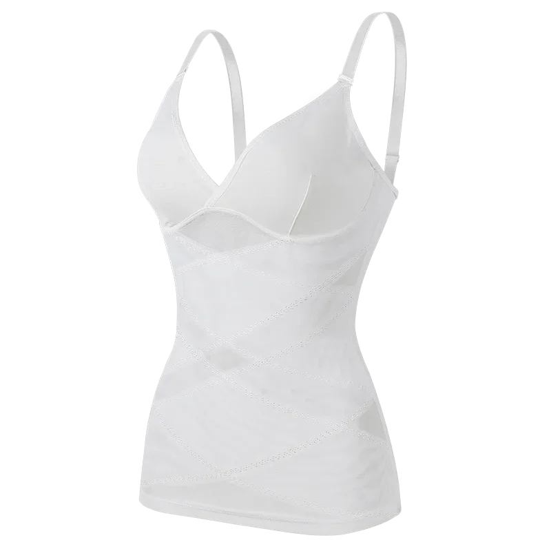 Women Built-In Bra Shapewear Camisole – Tummy Control Slimming Tank Top