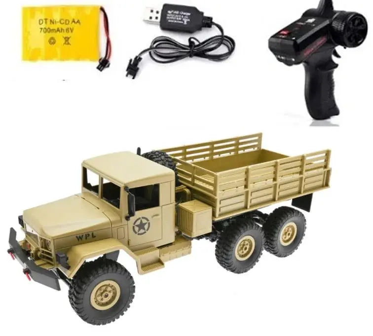 1 to 16 Scale 6WD Remote Control Off Road Military Truck