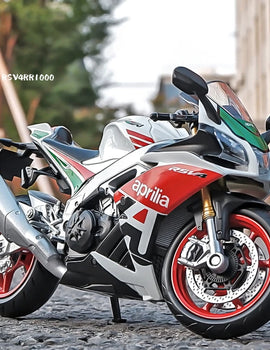 1/12 Aprilia RSV4 RR1000 Alloy Die Cast Motorcycle Model Toy Car Collection Autobike Shork-Absorber Off Road Autocycle Toy Gift
