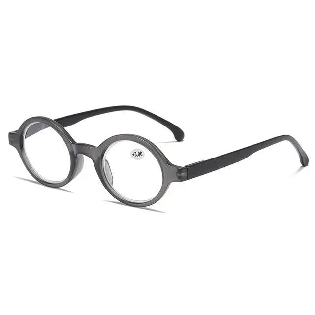 Retro Round Reading Glasses with Vintage Frame for Men and Women